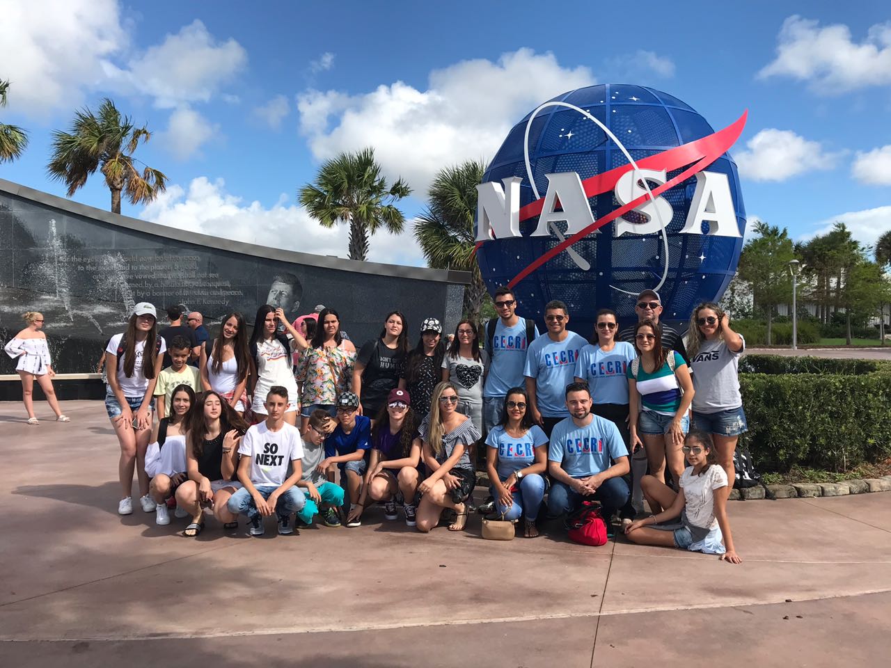 Grupo no Kennedy Space Center, NASA